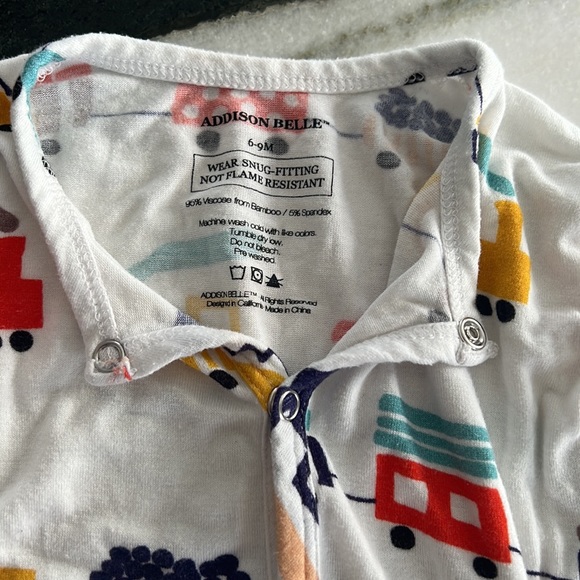 Addison Belle bamboo onesie - Picture 2 of 3